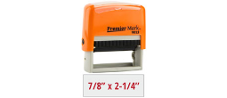 PM9013O - #9013 Premier Mark Self-Inking Stamp - Sunset Orange Mount