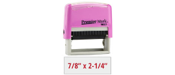 PM9013P - #9013 Premier Mark Self-Inking Stamp - Pink Mount