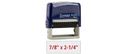 PM9013RB - #9013 Premier Mark Self-Inking Stamp - Royal Blue Mount
