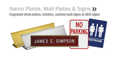 Name Plates & Signs