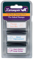 3 Pack Teacher Stamps (#35162, 35163, 35164)