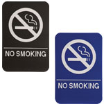 No Smoking ADA Compliant Sign, 6" x 9"