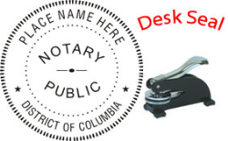 District of Columbia Notary Desk Seal