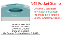 Georgia Notary Pocket Stamp