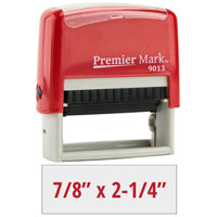 #9013 Premier Mark Self-Inking Stamp - Red Mount