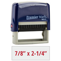 #9013 Premier Mark Self-Inking Stamp - Royal Blue Mount