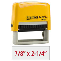 #9013 Premier Mark Self-Inking Stamp - Yellow Mount