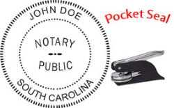 South Carolina Notary Pocket Seal