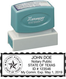 Texas Notary Desk Stamp