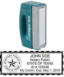 Texas Notary Pocket Stamp