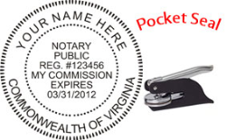 Virginia Notary Pocket Seal