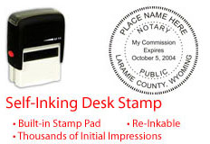 Wyoming Notary Self Inking Stamp 9015