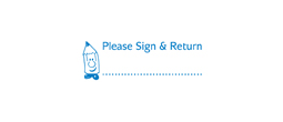 35154 - Please Sign & Return Teacher Stamp