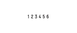 H6446 - Shiny H-6446
Self-Inking 6 Band Numberer