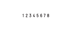 H6448 - Shiny H-6448
Self-Inking 8 Band Numberer