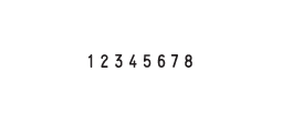 Metal Number Stamps (Heavy Duty)
