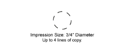 METALINSP2 - 3/4" Diameter Metal Inspection Stamp
