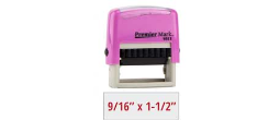 PM9011P - #9011 Premier Mark Self-Inking Stamp - Pink Mount
