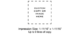 PSI4141 - PSI 4141 Pre-Inked Stamp