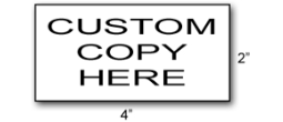 RS07 - Extra-Extra Large Rubber Stamp
