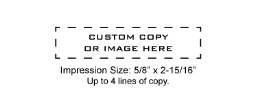 SHINYS-832 - Shiny Printer S-832 Self-Inking Stamp