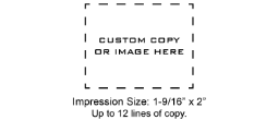 SHINYS-837 - Shiny Printer S-837 Self-Inking Stamp