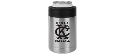 SS-K-KC-STOCK - Stainless Steel KC Cobra Baseball Koozie